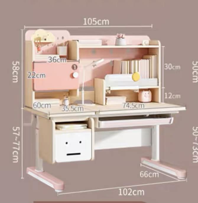 Kích thước bàn học B-08